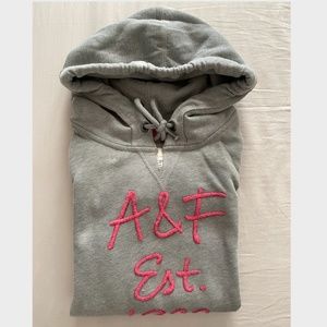 NWOT A&F Abercrombie&Fitch Gray Hoodie